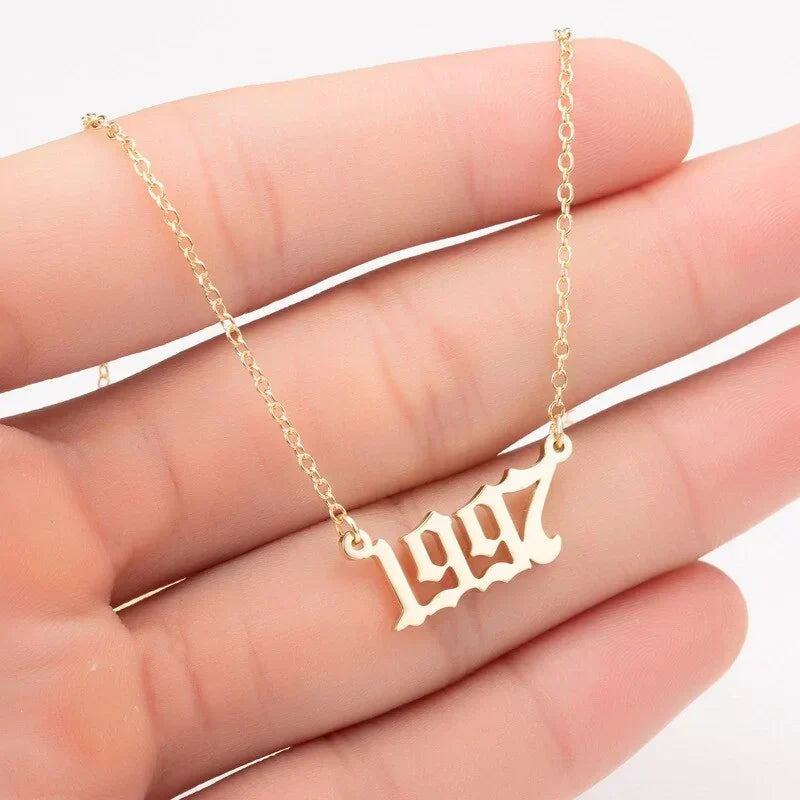 Women's Birth Year Necklace