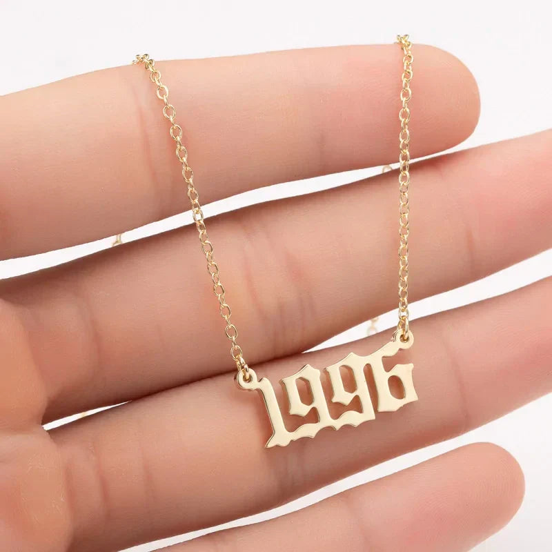 Women's Birth Year Necklace